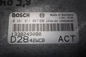 БЛОК УПРАВЛЕНИЯ КОМПЛЕКТ FIAT DUCATO 2.8 JTD 0281011047