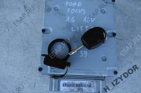БЛОК УПРАВЛЕНИЯ КОМПЛЕКТ FORD FOCUS 1.6 1S4A12A650BA [39]