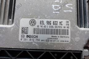 БЛОК УПРАВЛЕНИЯ КОМПЛЕКТ GOLF VI 2,0 TDI  03L906022MC