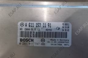БЛОК УПРАВЛЕНИЯ КОМПЛЕКТ MERCEDES SPRINTER CDI A6111531191