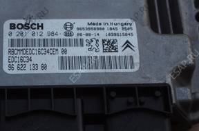 БЛОК УПРАВЛЕНИЯ КОМПЛЕКТ PEUGEOT 407 1.6 HDI