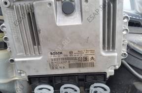 БЛОК УПРАВЛЕНИЯ КОМПЛЕКТ PEUGEOT 407 1.6HDI 2005 0281011558