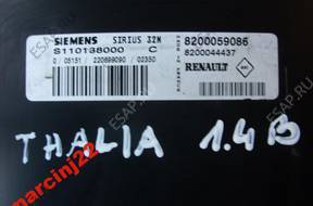 БЛОК УПРАВЛЕНИЯ КОМПЛЕКТ RENAULT THALIA 1.4 8V 8200059086