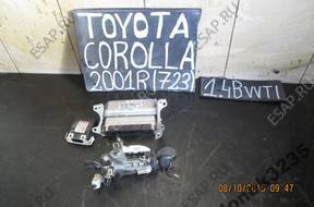 БЛОК УПРАВЛЕНИЯ КОМПЛЕКТ TOYOTA COROLLA 1.4 VVTI 2001 год