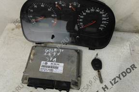 БЛОК УПРАВЛЕНИЯ КОМПЛЕКТ VW GOLF IV 1.6 06A906019 [371]