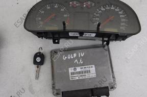 БЛОК УПРАВЛЕНИЯ КОМПЛЕКТ VW GOLF IV 1.6 8V 06A906019AK