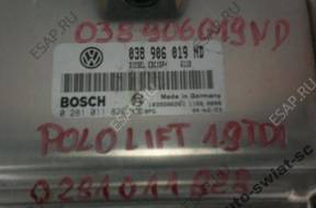 БЛОК УПРАВЛЕНИЯ КОМПЛЕКТ VW POLO IV 9N 1,9TDI 038906019ND