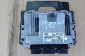 БЛОК УПРАВЛЕНИЯ КОМПЛЕКТ ЗАПУСКА Peugeot 308 1,6 HDI