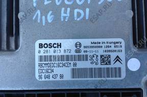 БЛОК УПРАВЛЕНИЯ КОМПЛЕКТ ЗАПУСКА Peugeot 308 1,6 HDI