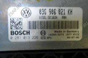 БЛОК УПРАВЛЕНИЯ КОМПЛЕКТ ЗАЖИГАНИЯ 03G906021KH VW GOLF V 1.9