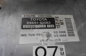 БЛОК УПРАВЛЕНИЯ КОМПЛЕКТ ЗАЖИГАНИЯ 89661-52063 TOYOTA YARIS