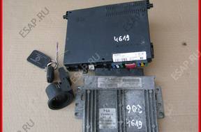 БЛОК УПРАВЛЕНИЯ КОМПЛЕКТ ЗАЖИГАНИЯ 9645211580 PEUGEOT 206