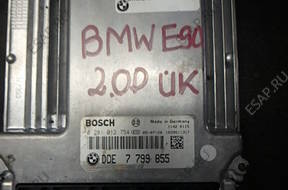 БЛОК УПРАВЛЕНИЯ КОМПЛЕКТ ЗАЖИГАНИЯ BMW E90 2.0D 2005 год