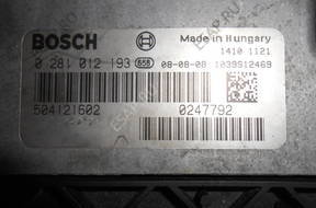 БЛОК УПРАВЛЕНИЯ КОМПЛЕКТ ЗАЖИГАНИЯ Iveco Daily 09 06-13