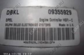 БЛОК УПРАВЛЕНИЯ-КОМПЛЕКТ ЗАЖИГАНИЯ Opel1.6 16V 09355929