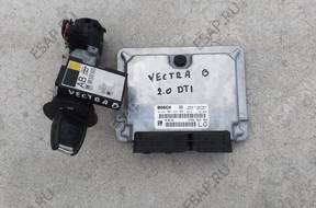 БЛОК УПРАВЛЕНИЯ КОМПЛЕКТ ЗАЖИГАНИЯ  Vectra B 2.0 DTI