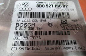 БЛОК УПРАВЛЕНИЯ КПП 8D0927156DP, 0260002784 FV,