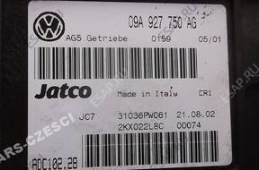 БЛОК УПРАВЛЕНИЯ   КПП автомат 09A927750AG