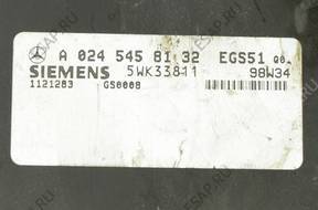 БЛОК УПРАВЛЕНИЯ КПП BIEGW MERCEDES W210 A0245458132