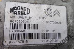 БЛОК УПРАВЛЕНИЯ КПП citroen 1,6 hdi 9675305480