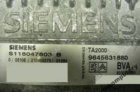 БЛОК УПРАВЛЕНИЯ КПП CITROEN 9645631880 s118047803b