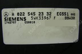 БЛОК УПРАВЛЕНИЯ КПП MERCEDES a0225452332 5wk33967f