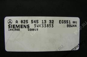 БЛОК УПРАВЛЕНИЯ КПП MERCEDES a0255451332 5wk33853