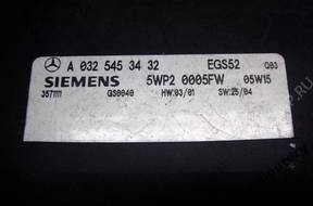 БЛОК УПРАВЛЕНИЯ КПП MERCEDES a0325453432 egs52 БЛОК УПРАВЛЕНИЯ КПП MERCEDES a0325453432 egs52