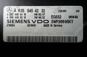 БЛОК УПРАВЛЕНИЯ КПП MERCEDES A0355454232 5WP20005KY