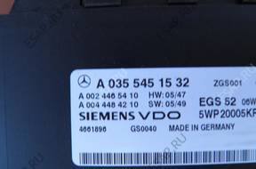 БЛОК УПРАВЛЕНИЯ КПП MERCEDES W 211 CDI  0355451532