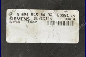 БЛОК УПРАВЛЕНИЯ   КПП MERCEDES W210 5WK33814