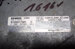 БЛОК УПРАВЛЕНИЯ КПП PEUGEOT 1007 sim82 s120217301c