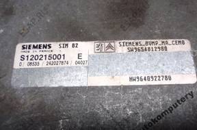 БЛОК УПРАВЛЕНИЯ КПП PEUGEOT CITROEN sim82 s120215001e