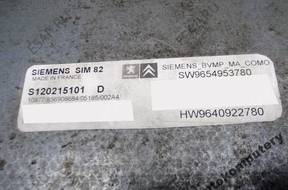БЛОК УПРАВЛЕНИЯ КПП PEUGEOT CITROEN sim82 s120215101d