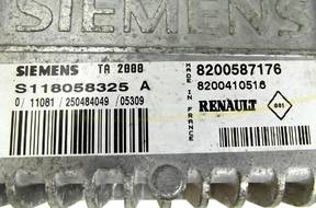 БЛОК УПРАВЛЕНИЯ КПП RENAULT  8200587176 S118058325 A