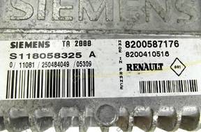 БЛОК УПРАВЛЕНИЯ КПП RENAULT  8200587176 S118058325 A