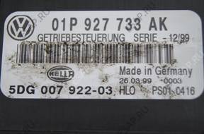 БЛОК УПРАВЛЕНИЯ   КПП T4 01P927733AK 5DG00792