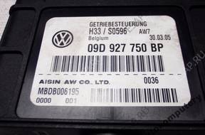 БЛОК УПРАВЛЕНИЯ КПП VW TOUAREG 09d927750bp
