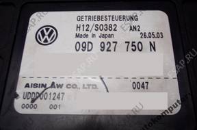 БЛОК УПРАВЛЕНИЯ КПП VW TOUAREG 09d927750n