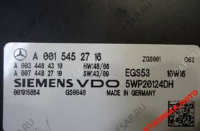 БЛОК УПРАВЛЕНИЯ   КПП W212 EGS53 A0015452716