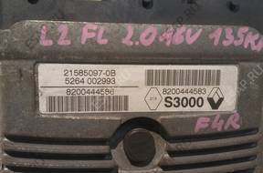БЛОК УПРАВЛЕНИЯ LAGUNA 2 II LIFT 2,0 16V F4 год,