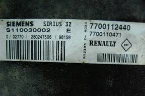 БЛОК УПРАВЛЕНИЯ LAGUNA I 1.6  S110030002E 7700112440