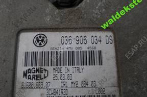 БЛОК УПРАВЛЕНИЯ   LEON,TOLEDO 1,6 16V 036906034DS