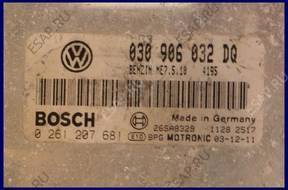 БЛОК УПРАВЛЕНИЯ LUPO POLO 1.4 MPI 030906032DQ 0261207681
