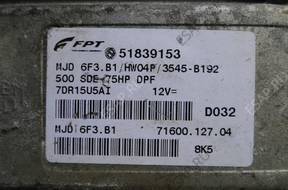 БЛОК УПРАВЛЕНИЯ MAGNETI MARELLI 51839153 FIAT 500 2071