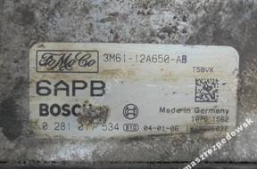 БЛОК УПРАВЛЕНИЯ   MAZDA 3M61-12A650-AB 0281011534