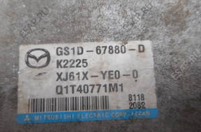 БЛОК УПРАВЛЕНИЯ MAZDA 6 07-2012 год   WSPOMA GS1D-67880-D