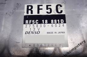 БЛОК УПРАВЛЕНИЯ MAZDA 6 275800-6024 2758006024 rf5c