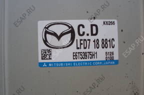 БЛОК УПРАВЛЕНИЯ mazda e6t53975h1 LFD7