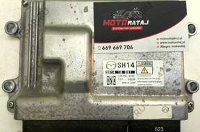 БЛОК УПРАВЛЕНИЯ MAZDA SH1418881 275700-6332 SH14 12V